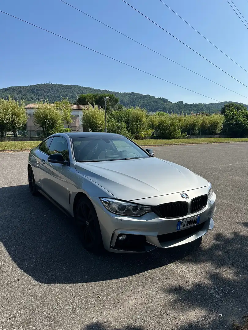 BMW 420 420d Coupe xdrive Msport 184cv automatica EURO 6 Argento - 1