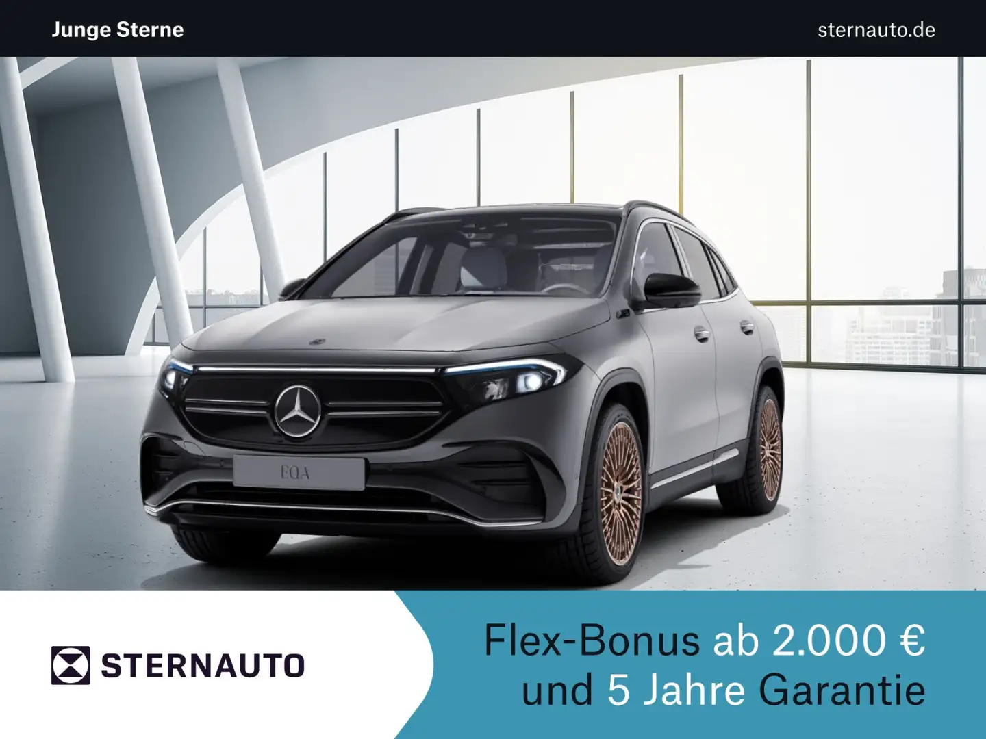 Mercedes-Benz EQA 250 EQA 250 Edition 1 AMG AHK PanoD designo 360Kam Sou Gris - 1