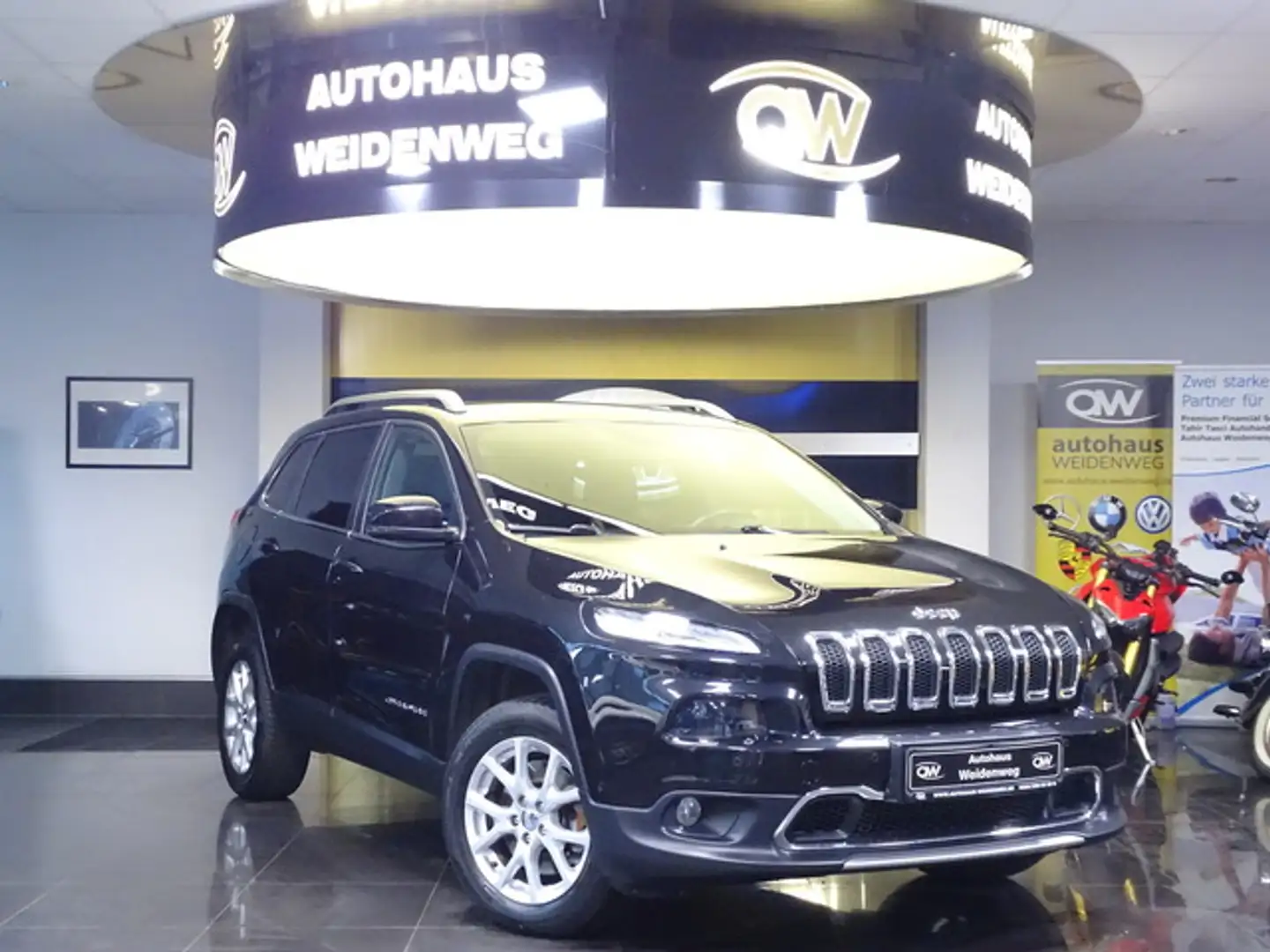 Jeep Cherokee Limited 4WD Leder Navi PDC Cam 89270KM Noir - 1