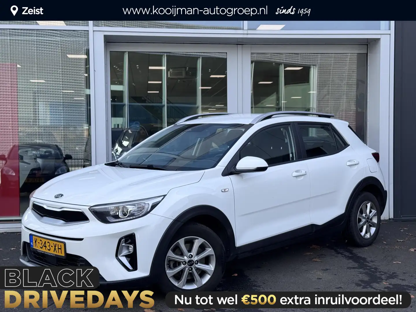 Kia Stonic 1.0 T-GDi MHEV DynamicLine Navigatie | Apple Carpl Blanc - 1