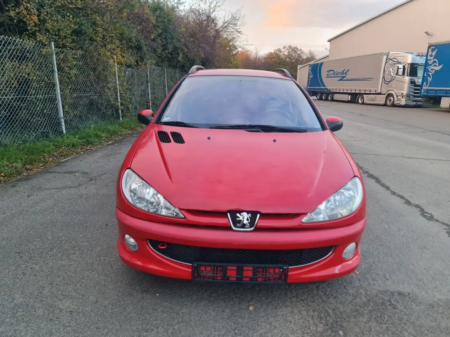 Peugeot 206 SW Tendance, Klima, Orginal 87000, Tüv.4/26 Rot - 2