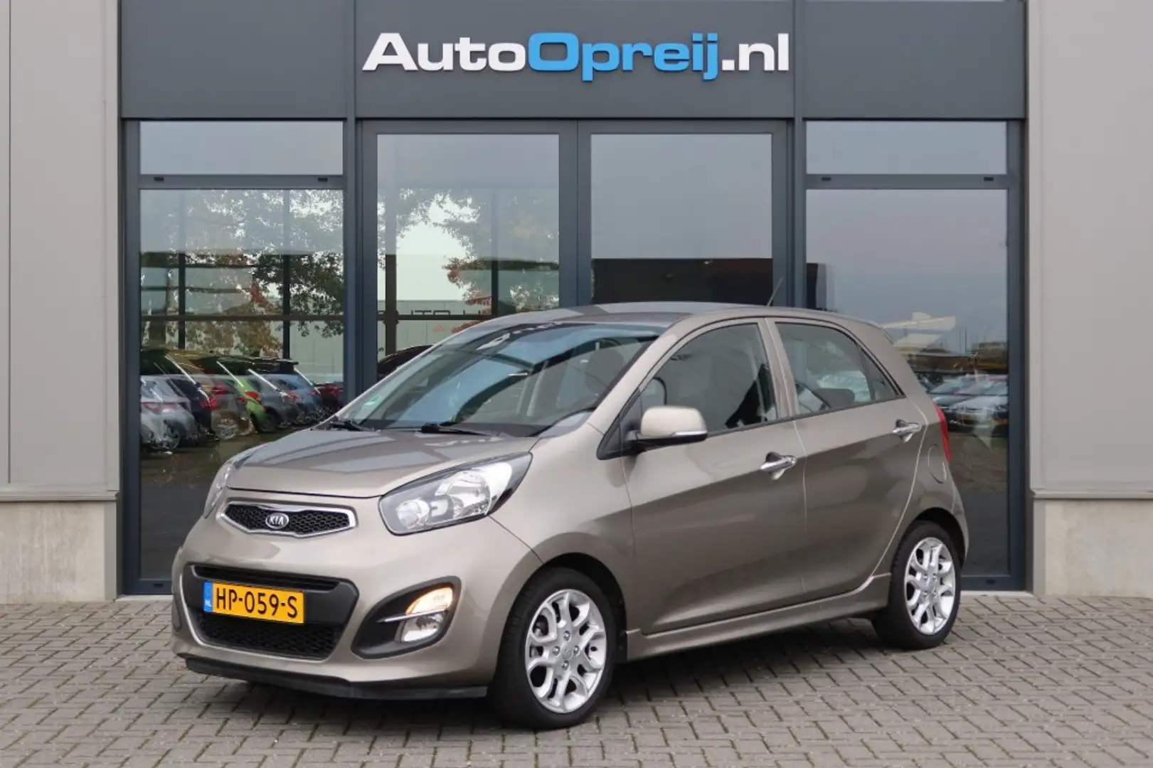 Kia Picanto 1.2 CVVT AUTOMAAT Super Pack Clima, Stoelverwarmin Grijs - 1