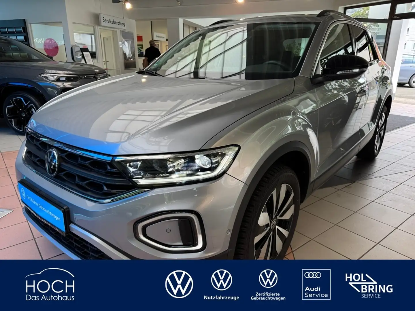 Volkswagen T-Roc 1.5 TSI Goal+Standheizung ACC+LED+Kamera+ Argento - 1