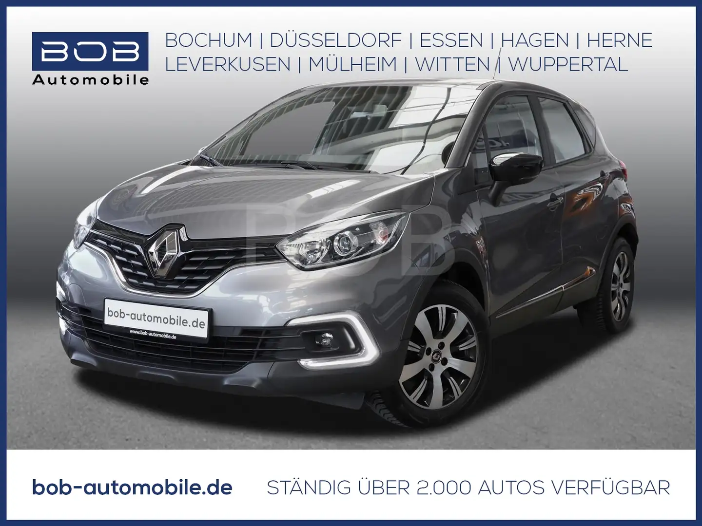 Renault Captur TCe 90 Limited NAVI PDC SZH KLIMA LM Gris - 1