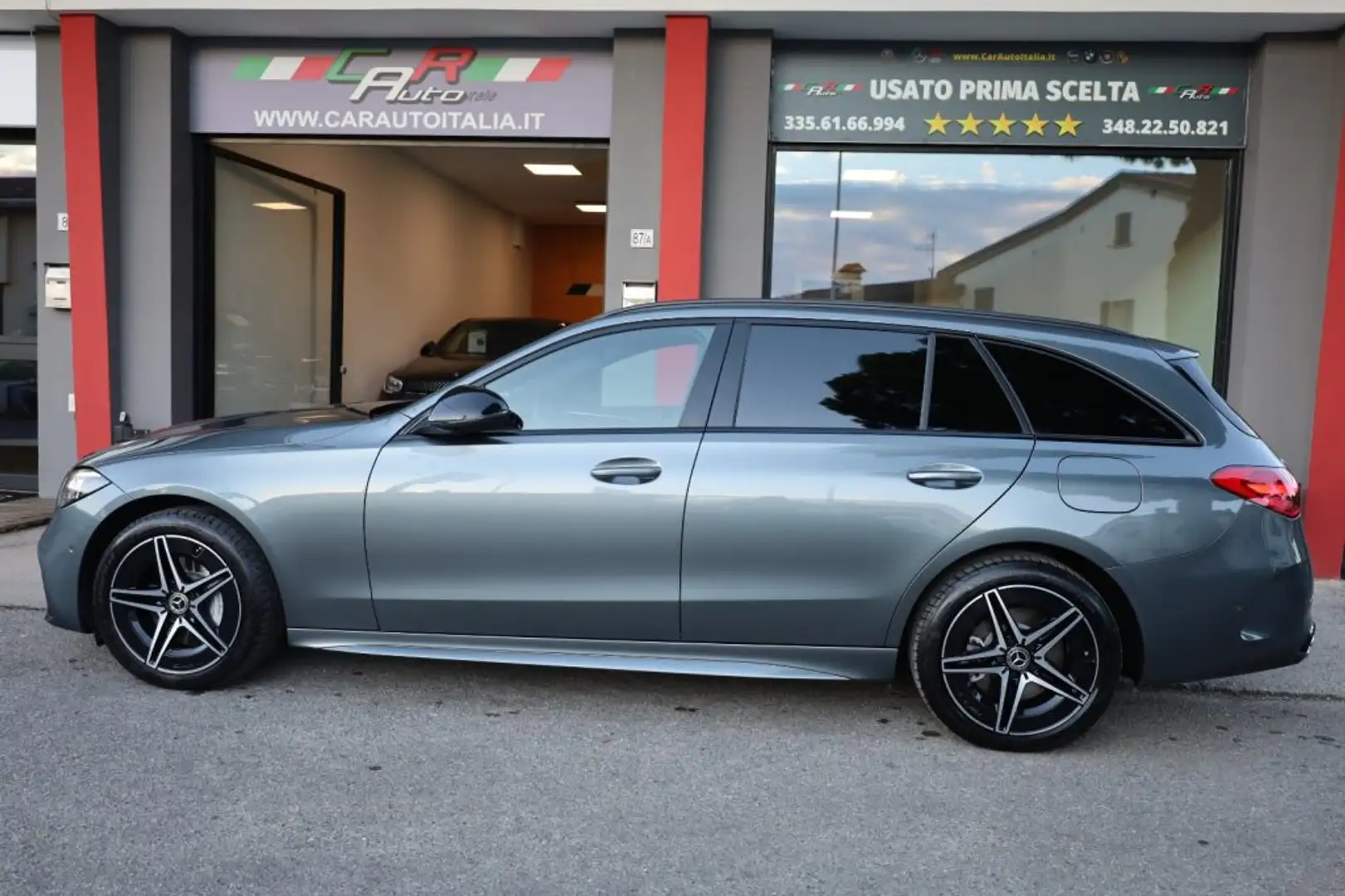 Mercedes-Benz C 300 de hybrid EQ S.W. AMG Line Advanced NIGHT Pack ACC Grigio - 2