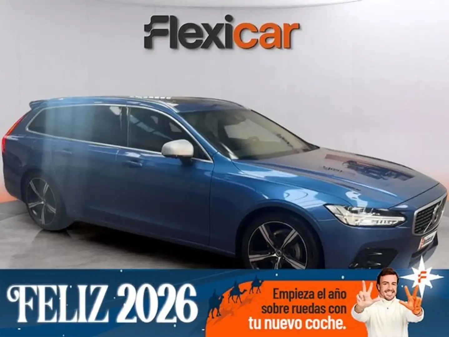 Volvo V90 D3 R-Design 150 Bleu - 1