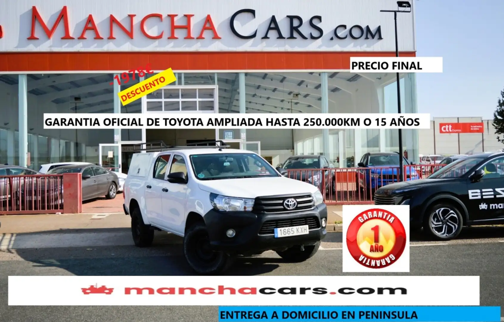 Toyota Hilux Cabina Doble GX Bianco - 1