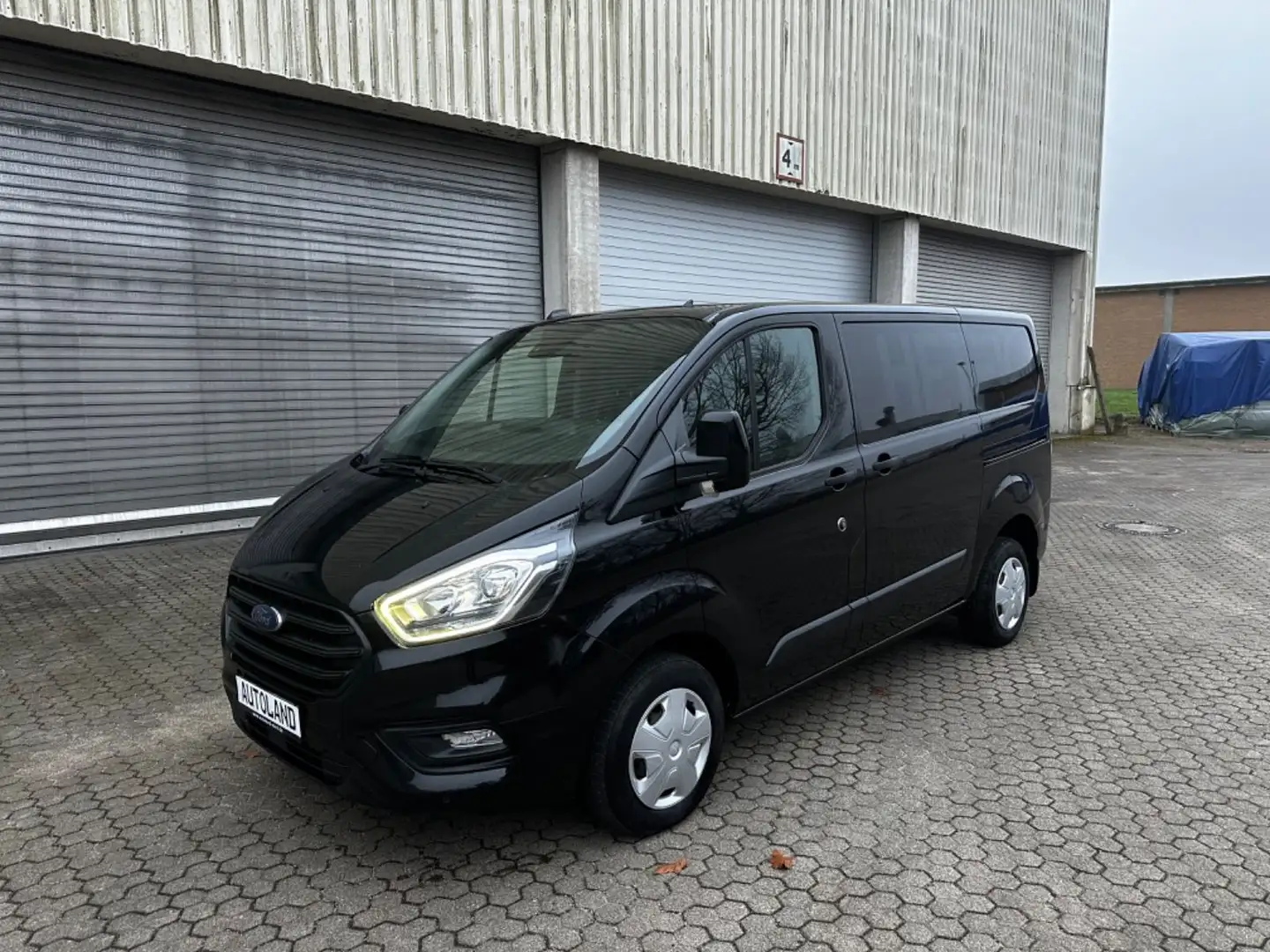 Ford Transit Custom 2.0TDCI Kasten 2xSchiebetür*AHK Noir - 1