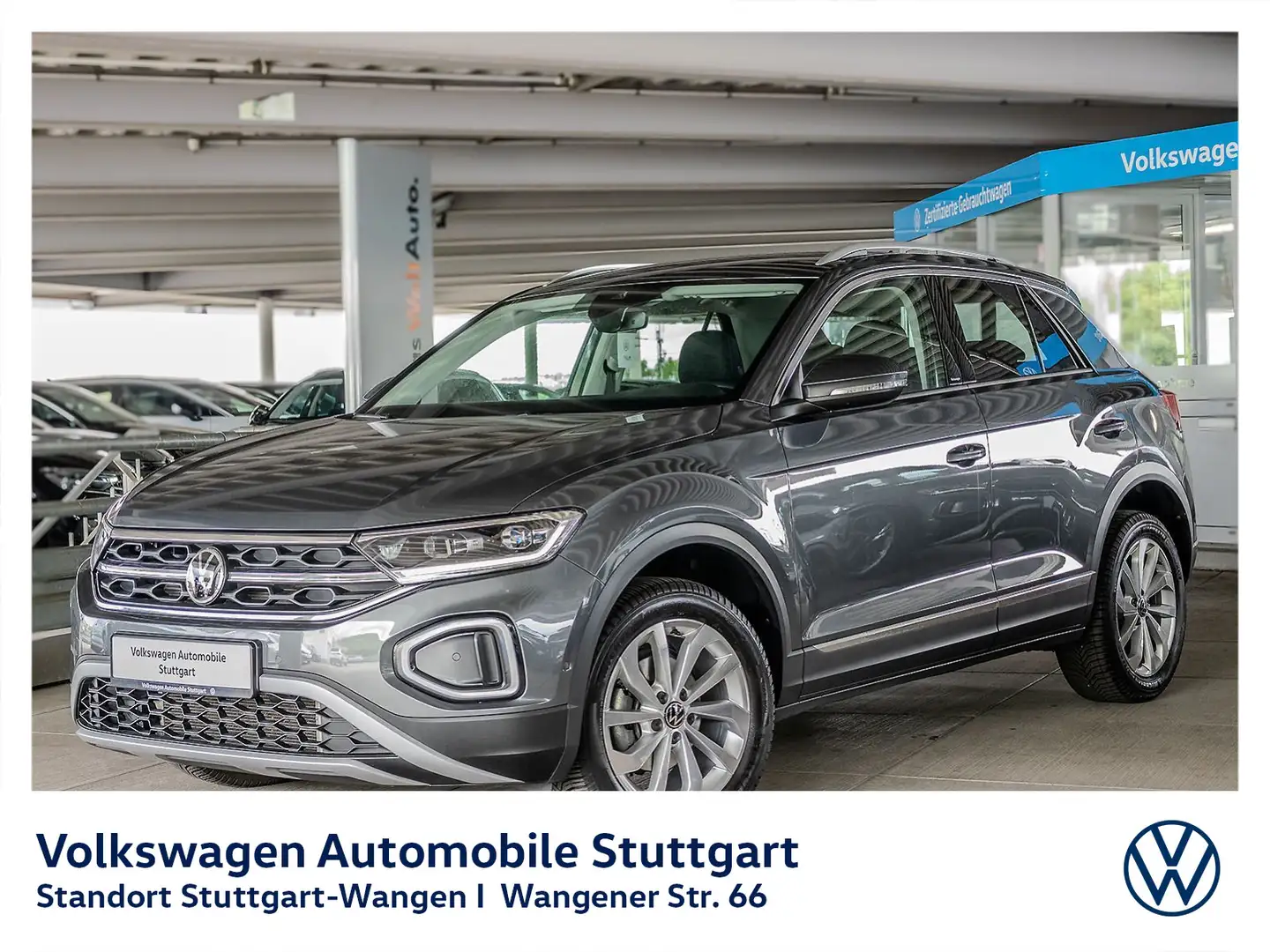 Volkswagen T-Roc Style 1.5 TSI DSG Navi ACC AHK Kamera LED Grau - 1