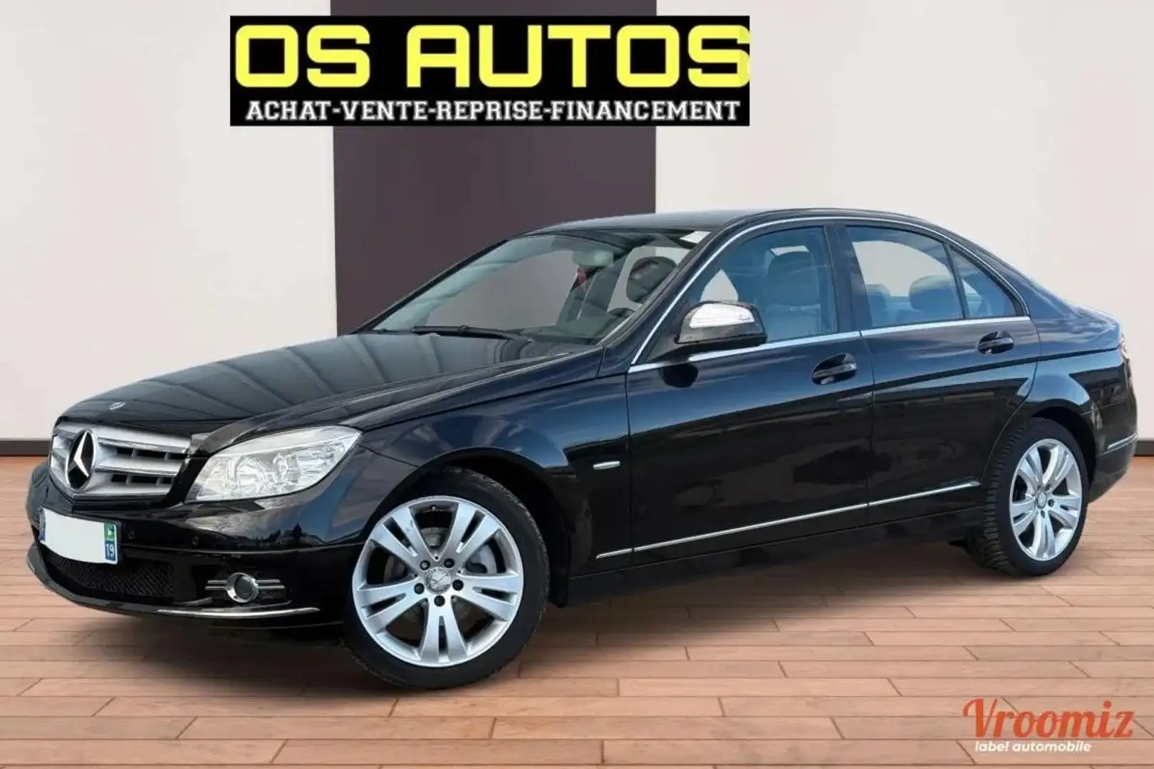 Mercedes-Benz C 200 200 CDI Avantgarde 2.2 - 136ch (8 cv) 16V Turbo - BVM6 - 5 Portes - Noir - 2008 Schwarz - 1