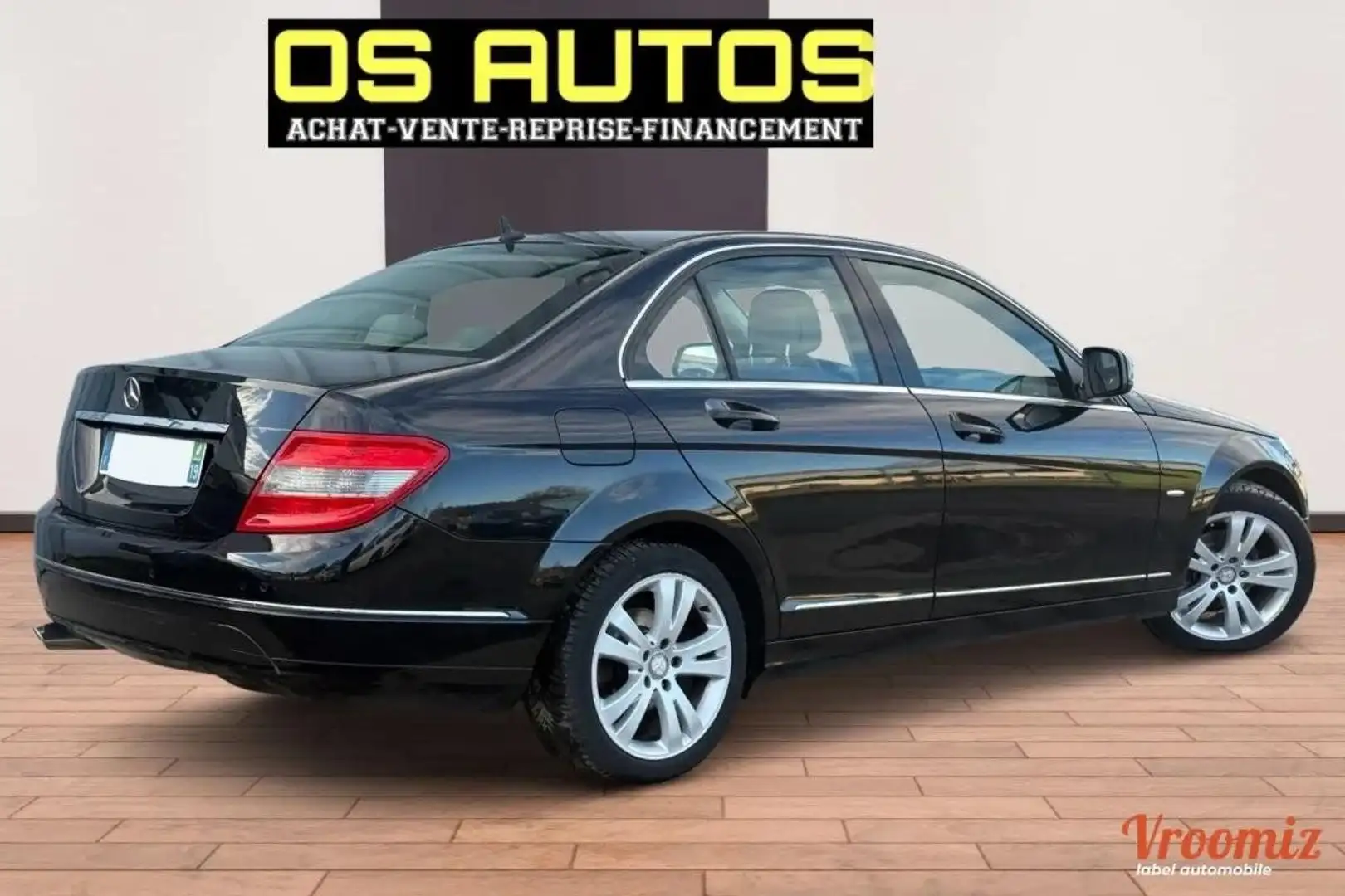Mercedes-Benz C 200 200 CDI Avantgarde 2.2 - 136ch (8 cv) 16V Turbo - BVM6 - 5 Portes - Noir - 2008 Schwarz - 2