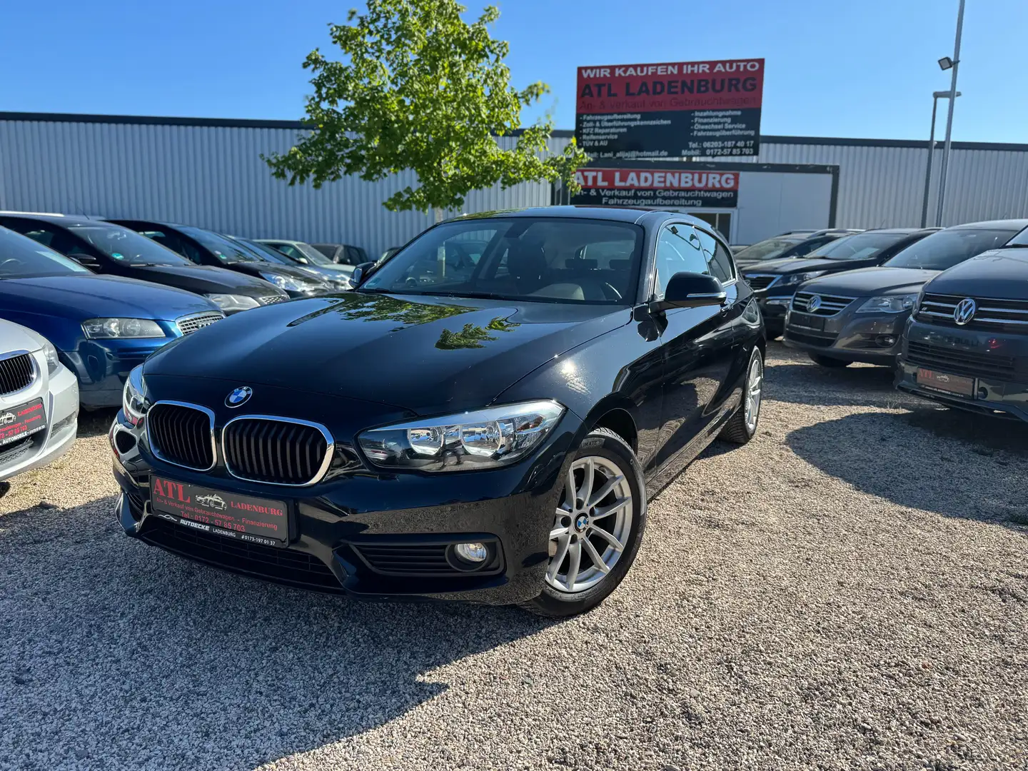 BMW 118 118 i Advantage Schwarz - 1