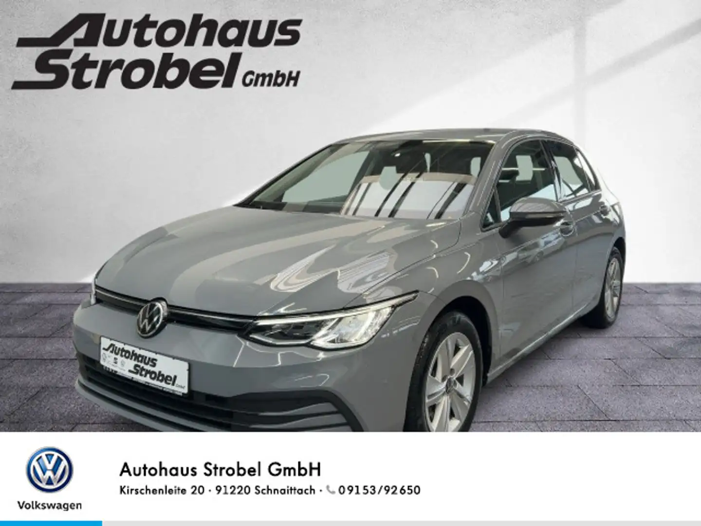 Volkswagen Golf VIII 1.5 TSI Life ACC AHK Navi LED ergo Key Grau - 1