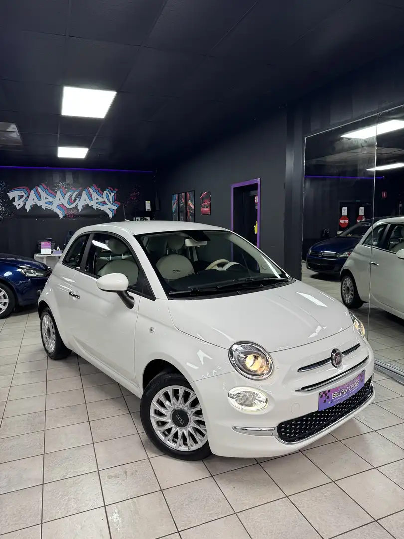 Fiat 500 1.0i HYBRID Wit - 1
