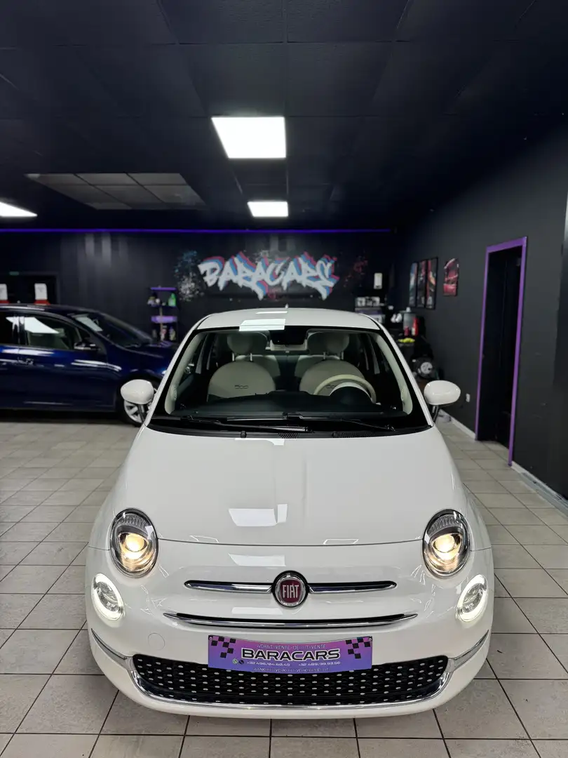 Fiat 500 1.0i HYBRID Wit - 2
