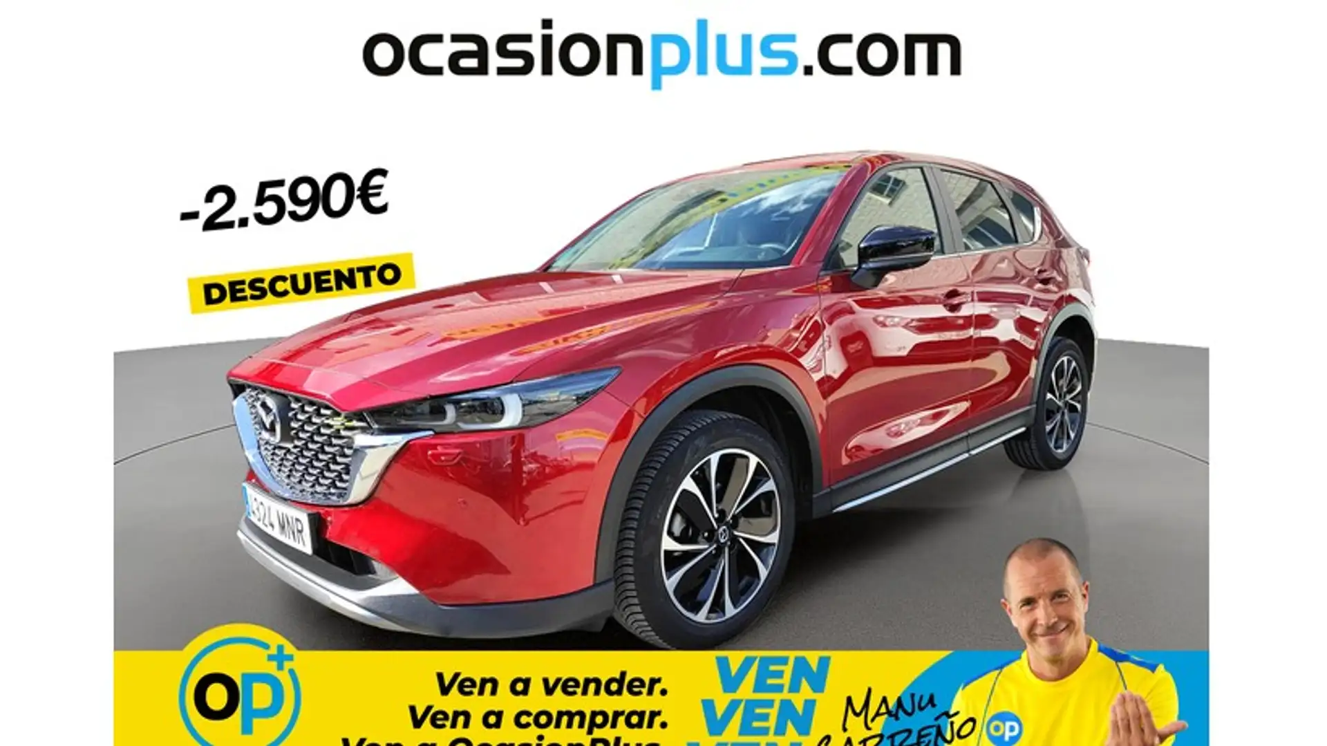 Mazda CX-5 2.0 e-Skyactiv-G MHEV Newground 2WD 121kW Rojo - 1