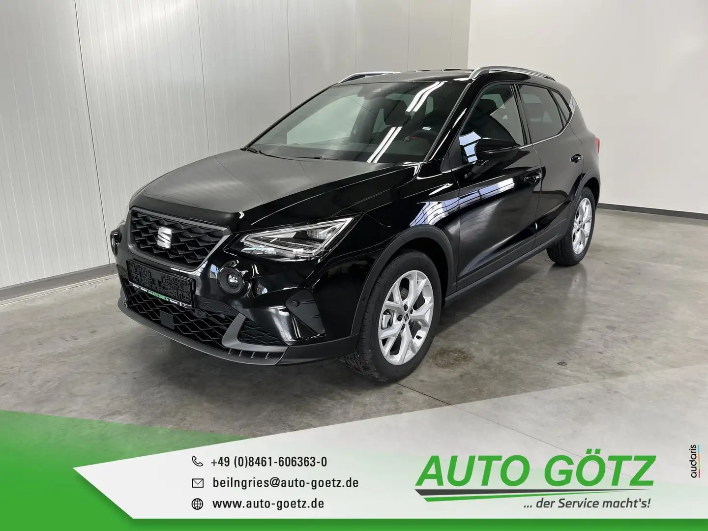 SEAT Arona FR DSG 4-Jah Garantie AHK-Vorb.*Navi über SmartLin Zwart - 1