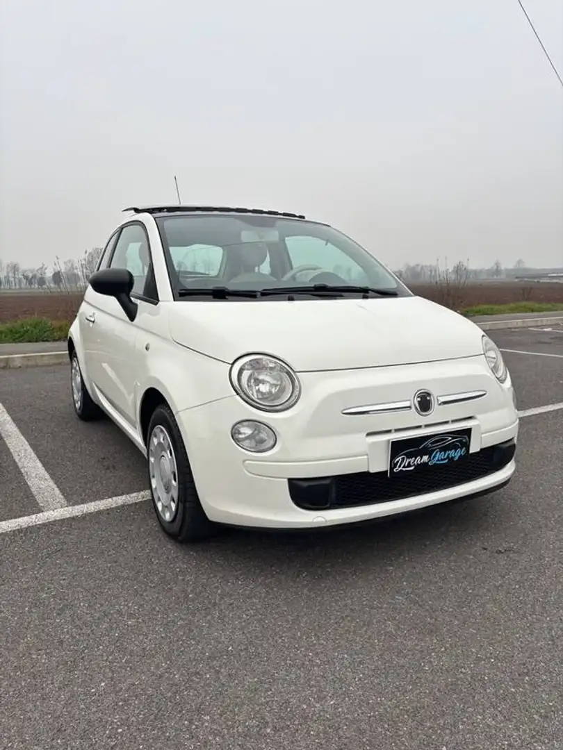 Fiat 500 NEOP. 1.2 Benz *TETTO APRIBILE* Bianco - 1