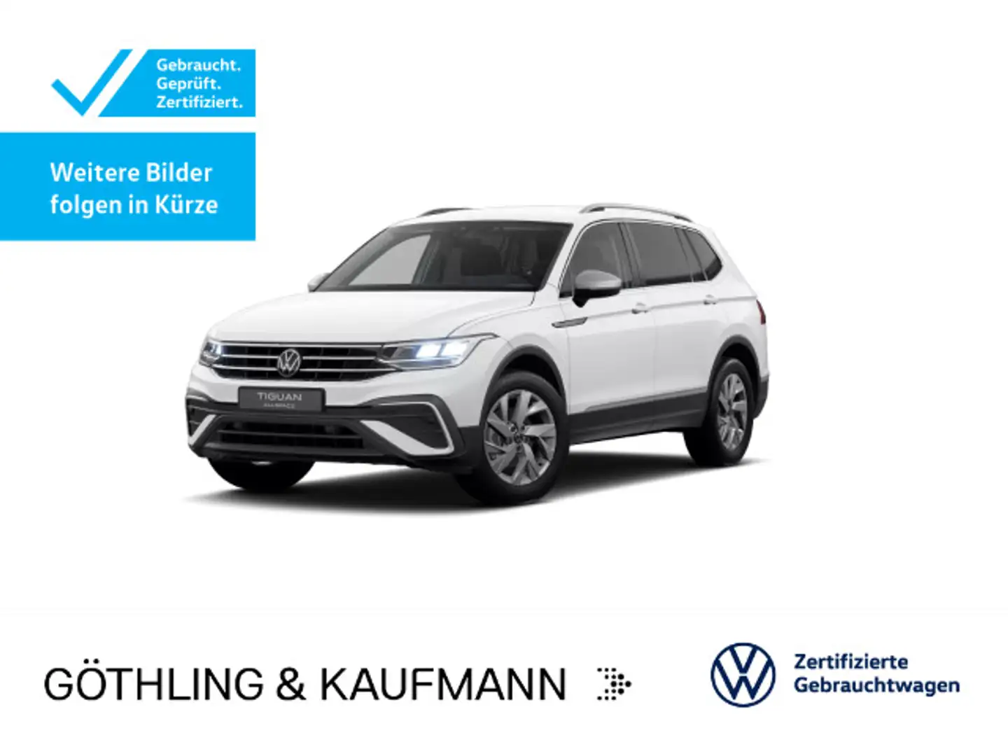 Volkswagen Tiguan Allspace Life 2.0 TDI*DSG*AHK*KAM*7Sitzer Weiß - 1