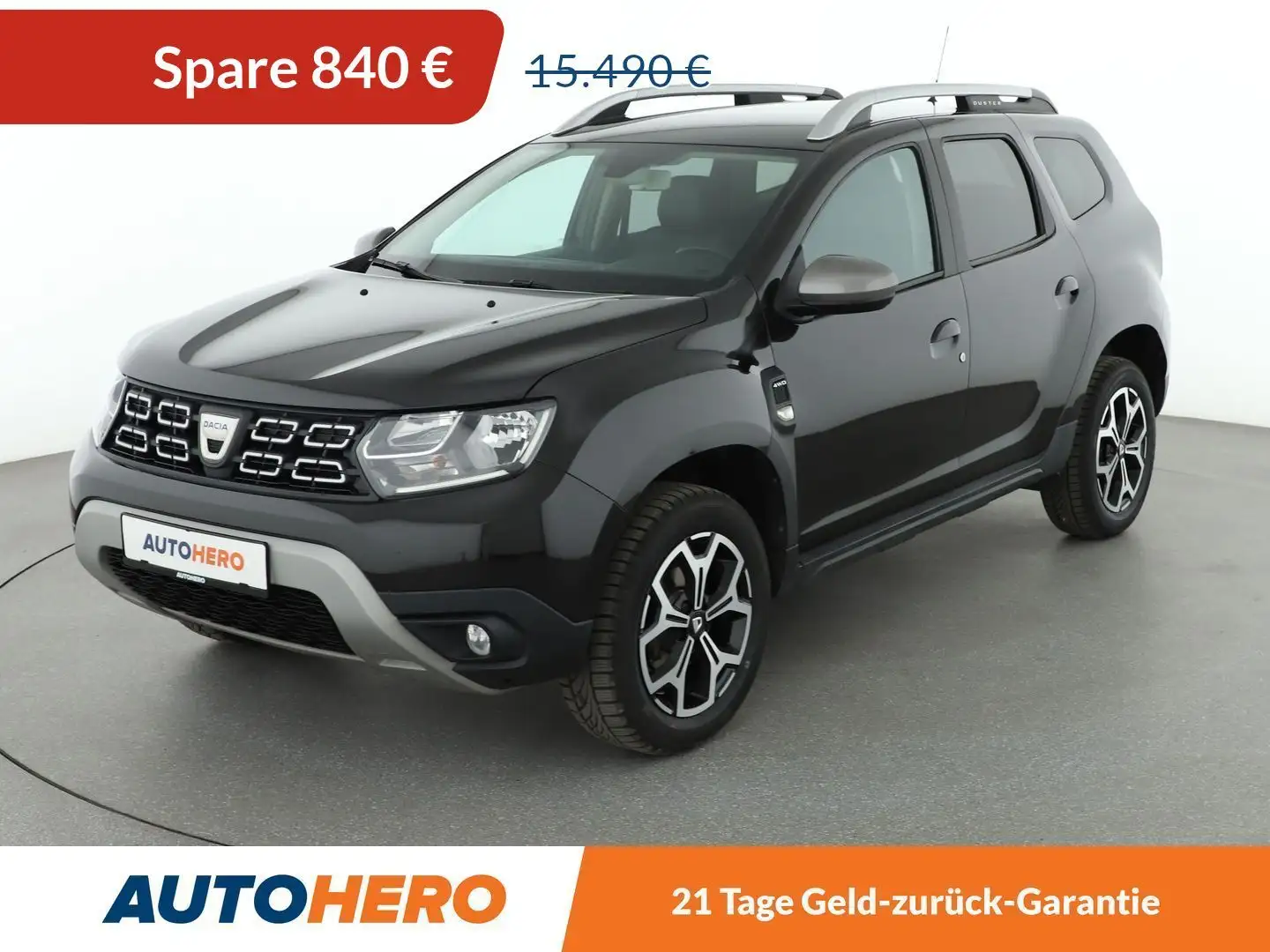 Dacia Duster 1.5 dCi Prestige 4x4 *NAVI*CAM*SHZ*TEMPO*ALU* Schwarz - 1