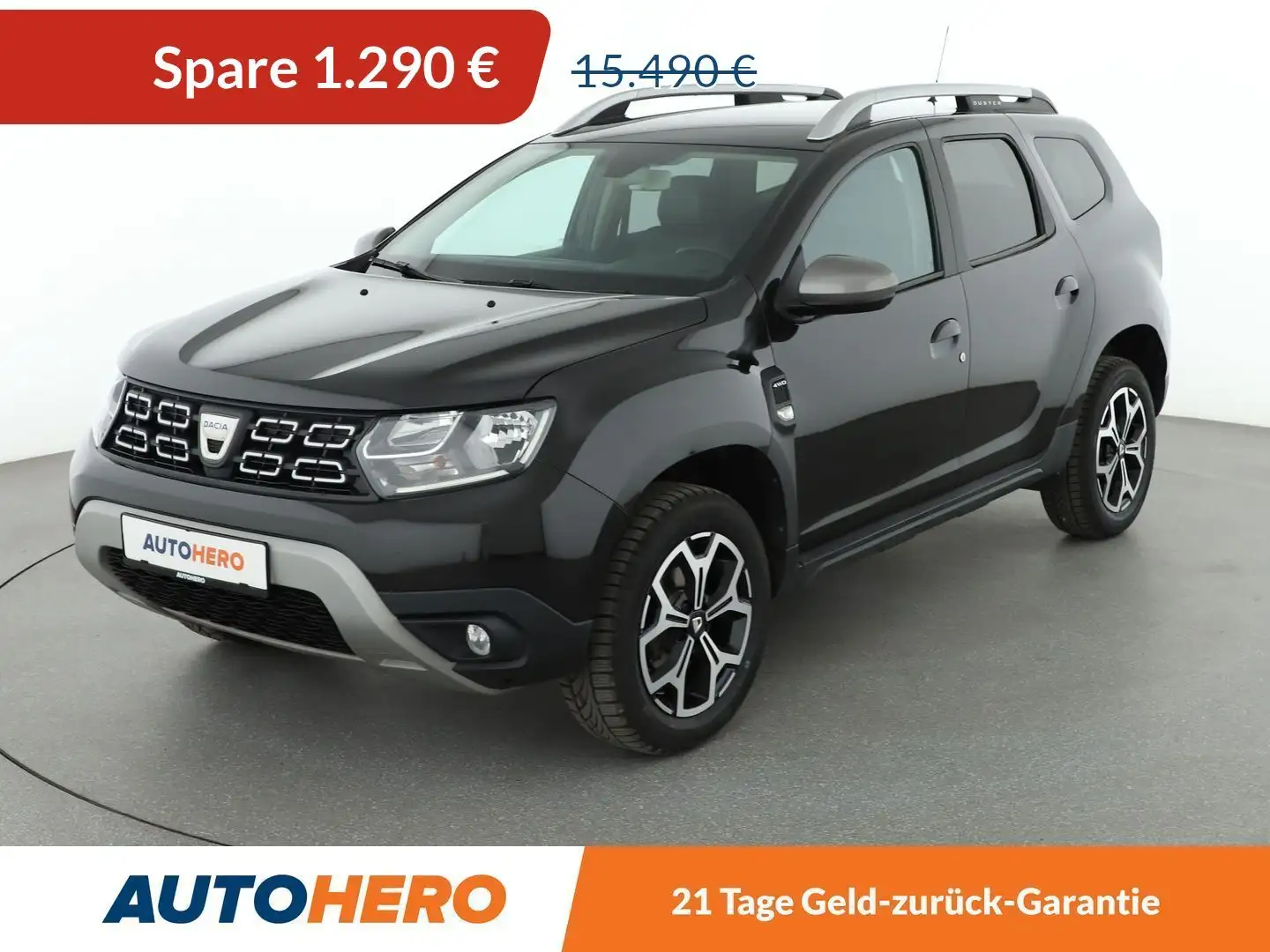Dacia Duster 1.5 dCi Prestige 4x4 *NAVI*CAM*SHZ*TEMPO*ALU* Noir - 1