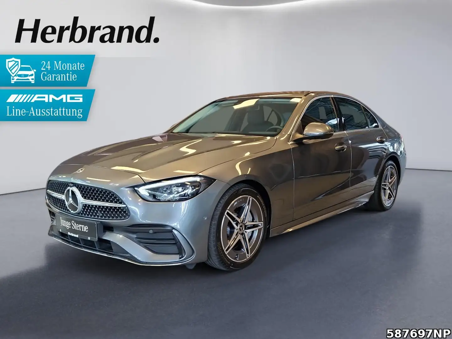 Mercedes-Benz C 300 d AMG  *Memory Ambiente SHZ. Spurhalteass. Grau - 1