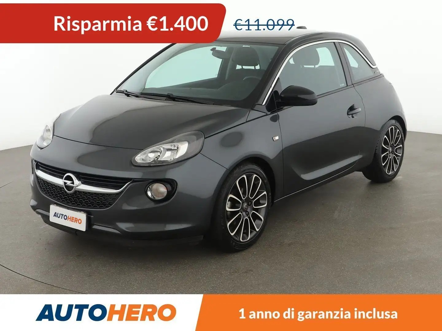 Opel Adam 1.2 Glam 70 CV Szary - 1