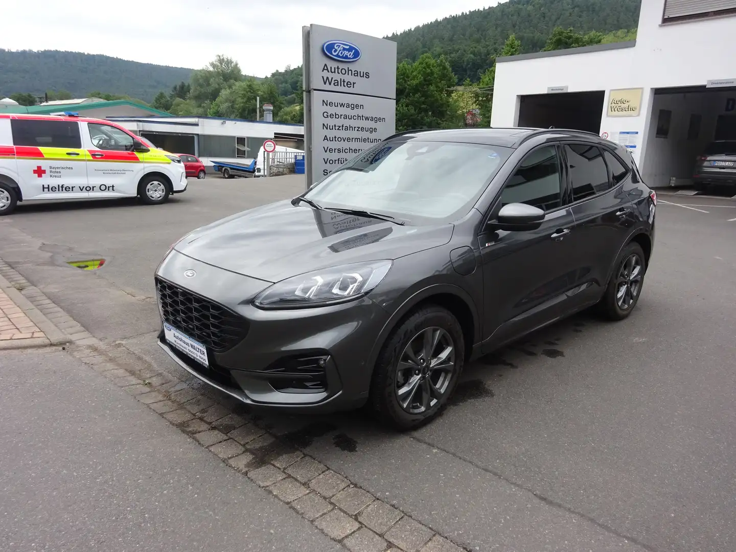 Ford Kuga Plug-In Hybrid ST-Line Schiebedach AHK Grau - 1