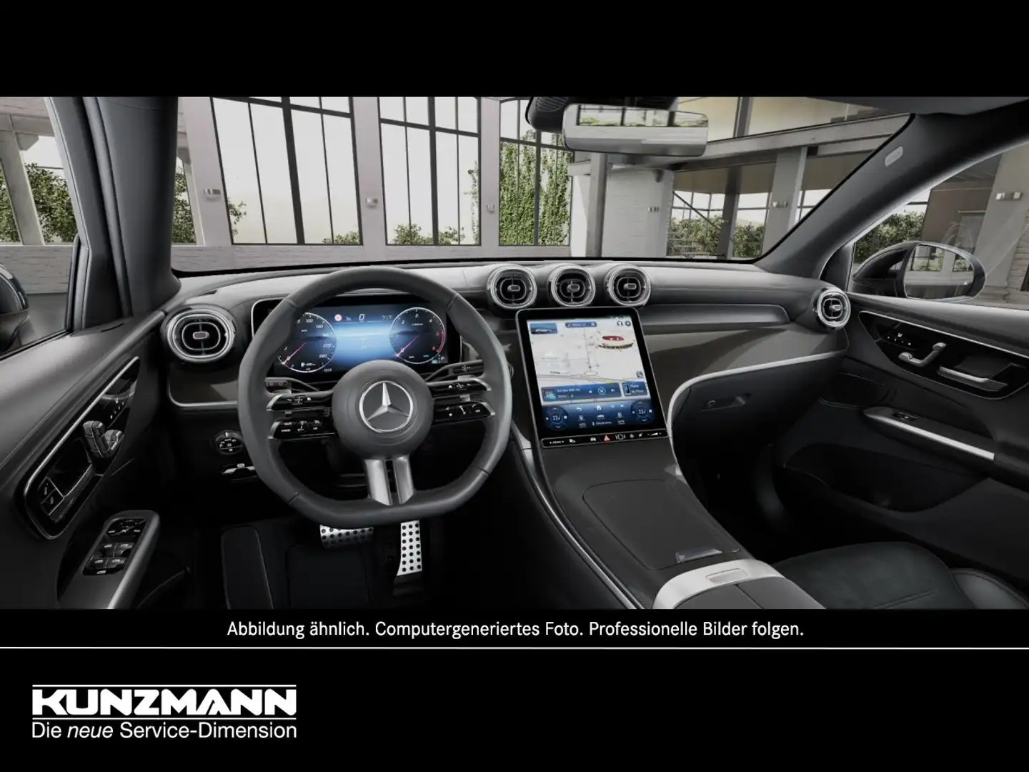 Mercedes-Benz GLC 220 d 4MATIC Coupé AMG Night Panorama 360° Schwarz - 2