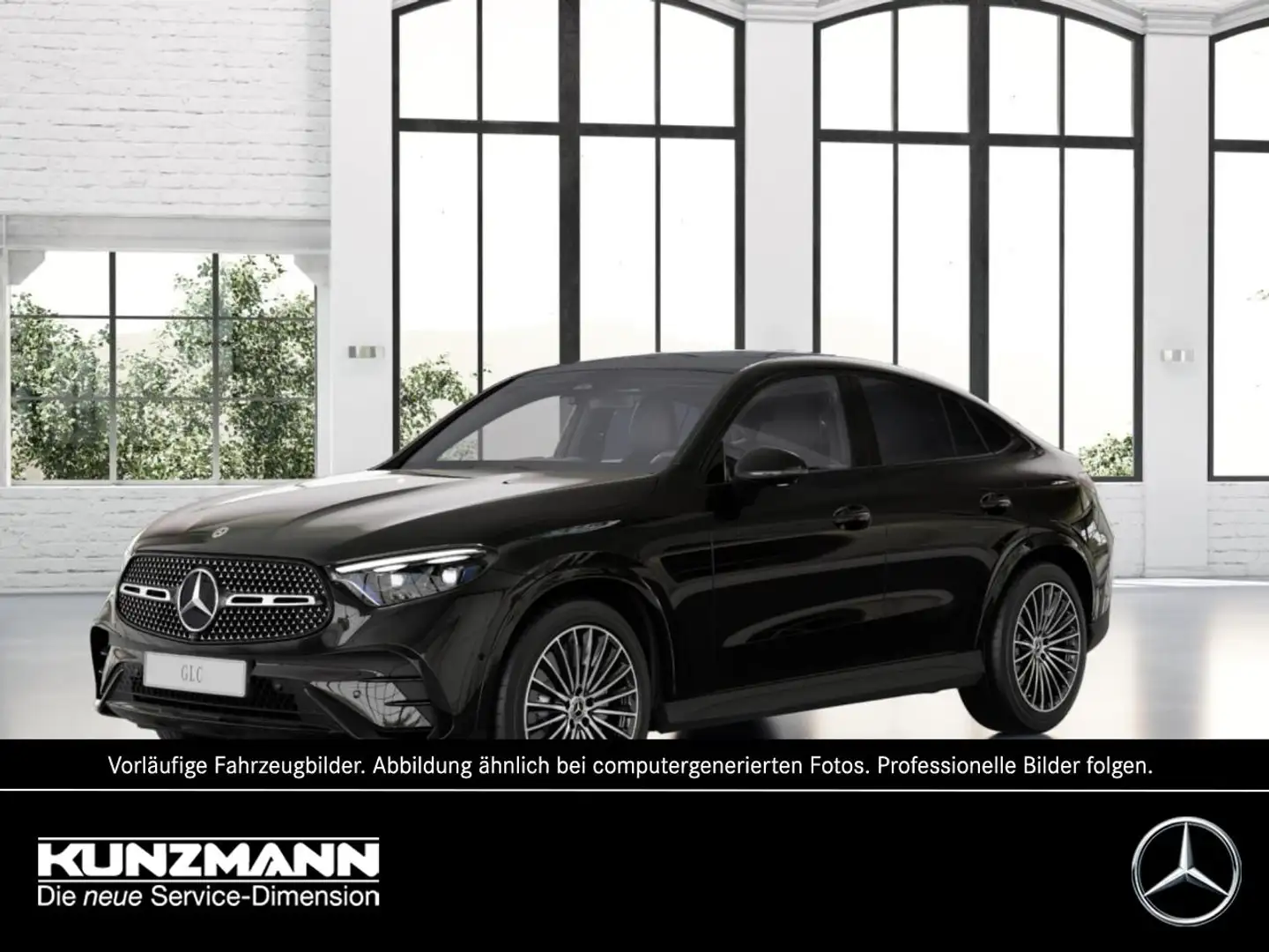 Mercedes-Benz GLC 220 d 4MATIC Coupé AMG Night Panorama 360° Schwarz - 1