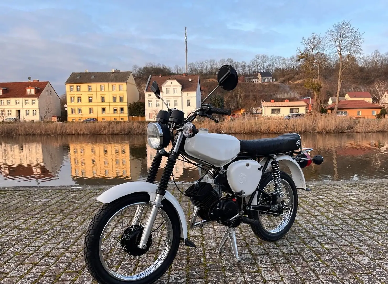 Simson S 51 Bílá - 2