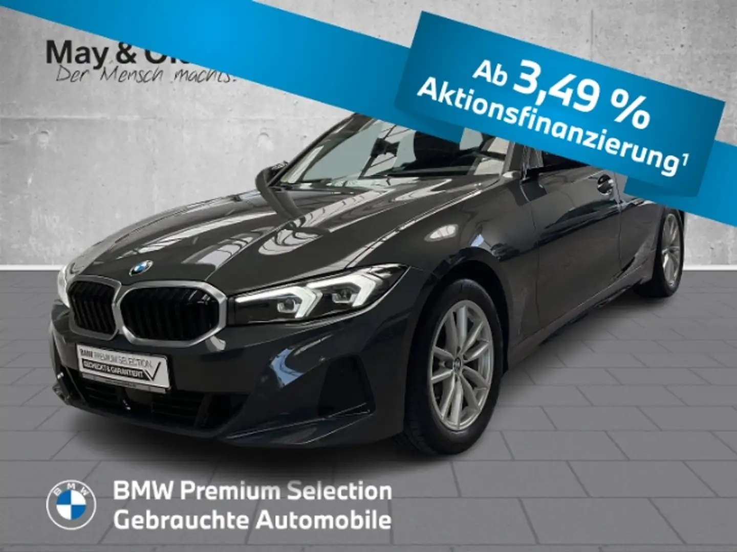 BMW 318 i Touring Navi LED ACC SHZ DAB PD CDriving Assista Gris - 1