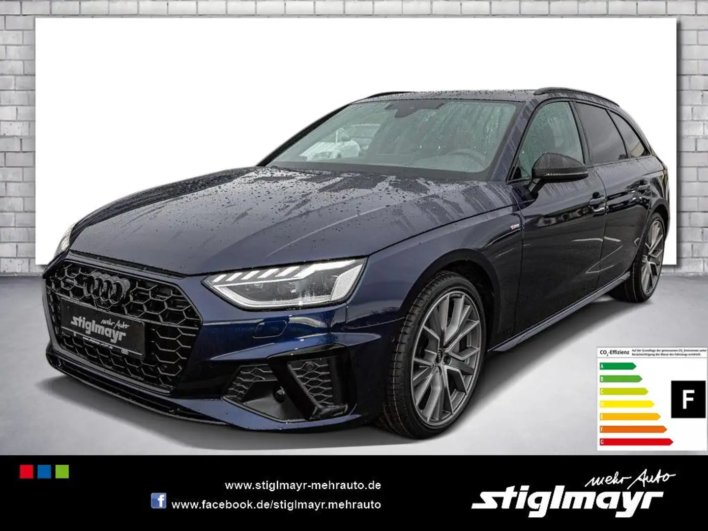 Audi A4 Avant S line 40 TDI quattro S tronic Alu-19` Bleu - 1