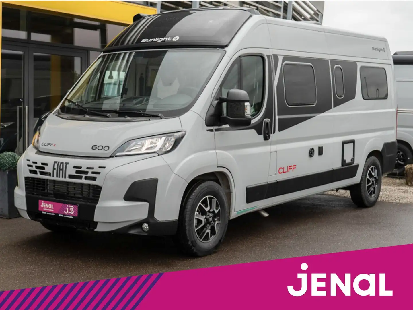 Sunlight Cliff X 600 Schwenkbadezimmer, Panoramadachhaube Grau - 1