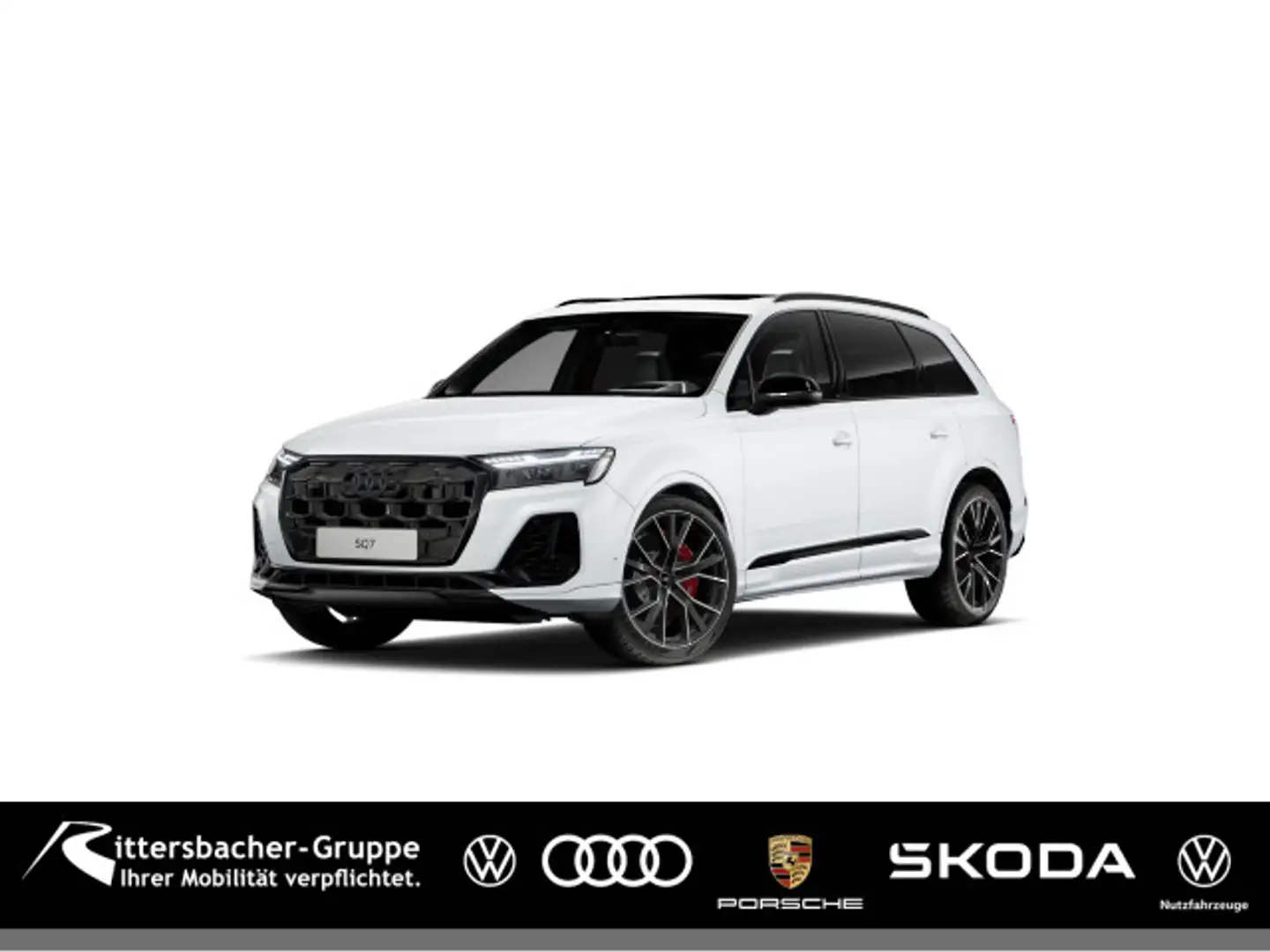 Audi SQ7 PANO Sitzbelüftung AHK Tour B&O Standheizung Blanc - 1