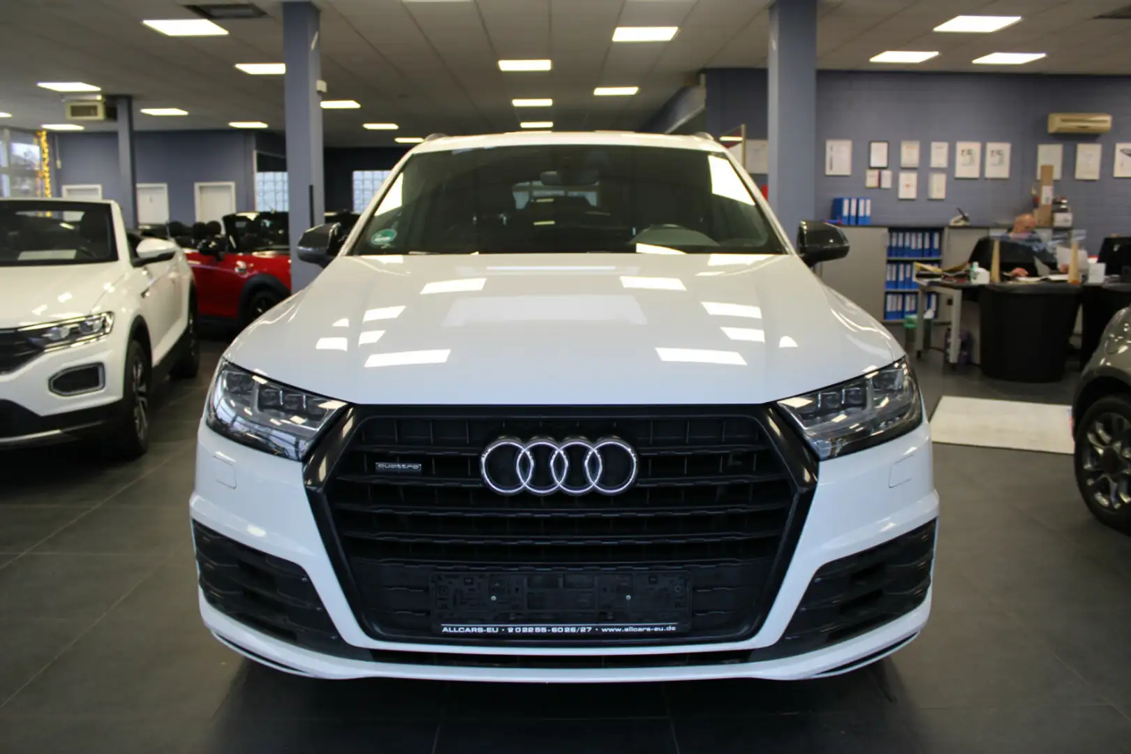 Audi Q7 50 TDI quattro S-Line - 7-Sitzer - Blanc - 2
