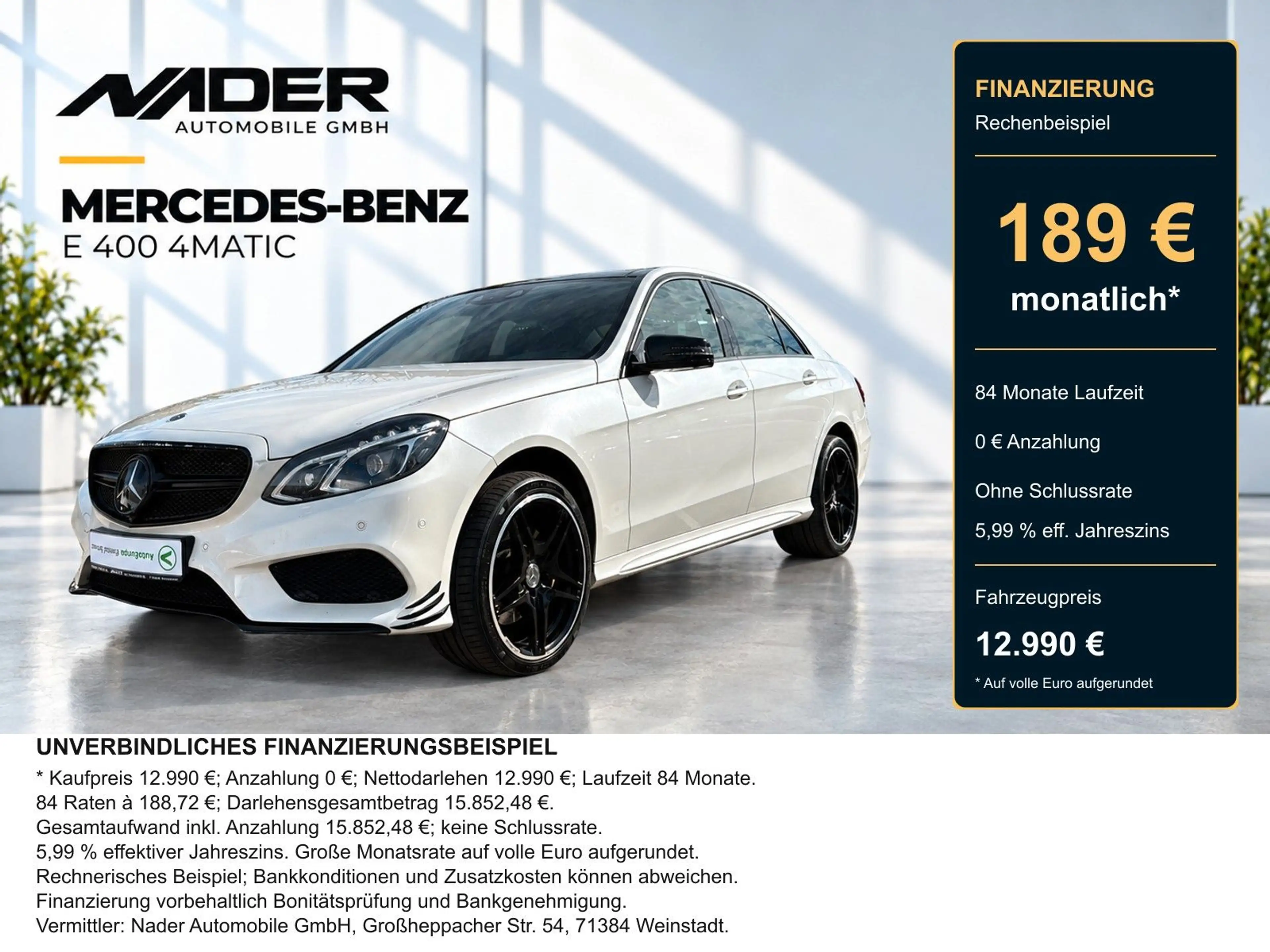 Mercedes-Benz E 400 4MATIC | PRE-SAFE | Komfort-Fahrwerk | NEC