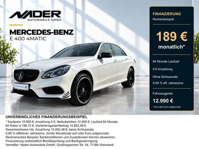 Mercedes-Benz E 400 4MATIC 3.0 V6 | LED