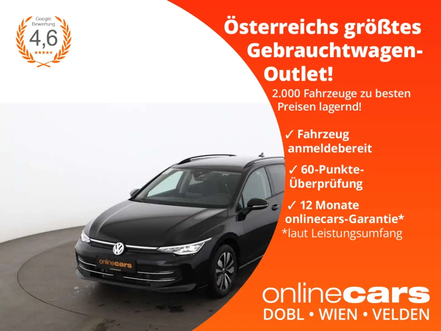 Volkswagen Golf Variant Golf VIII Variant 1.5 TSI Goal LED AHK RADAR NAVI Schwarz - 1