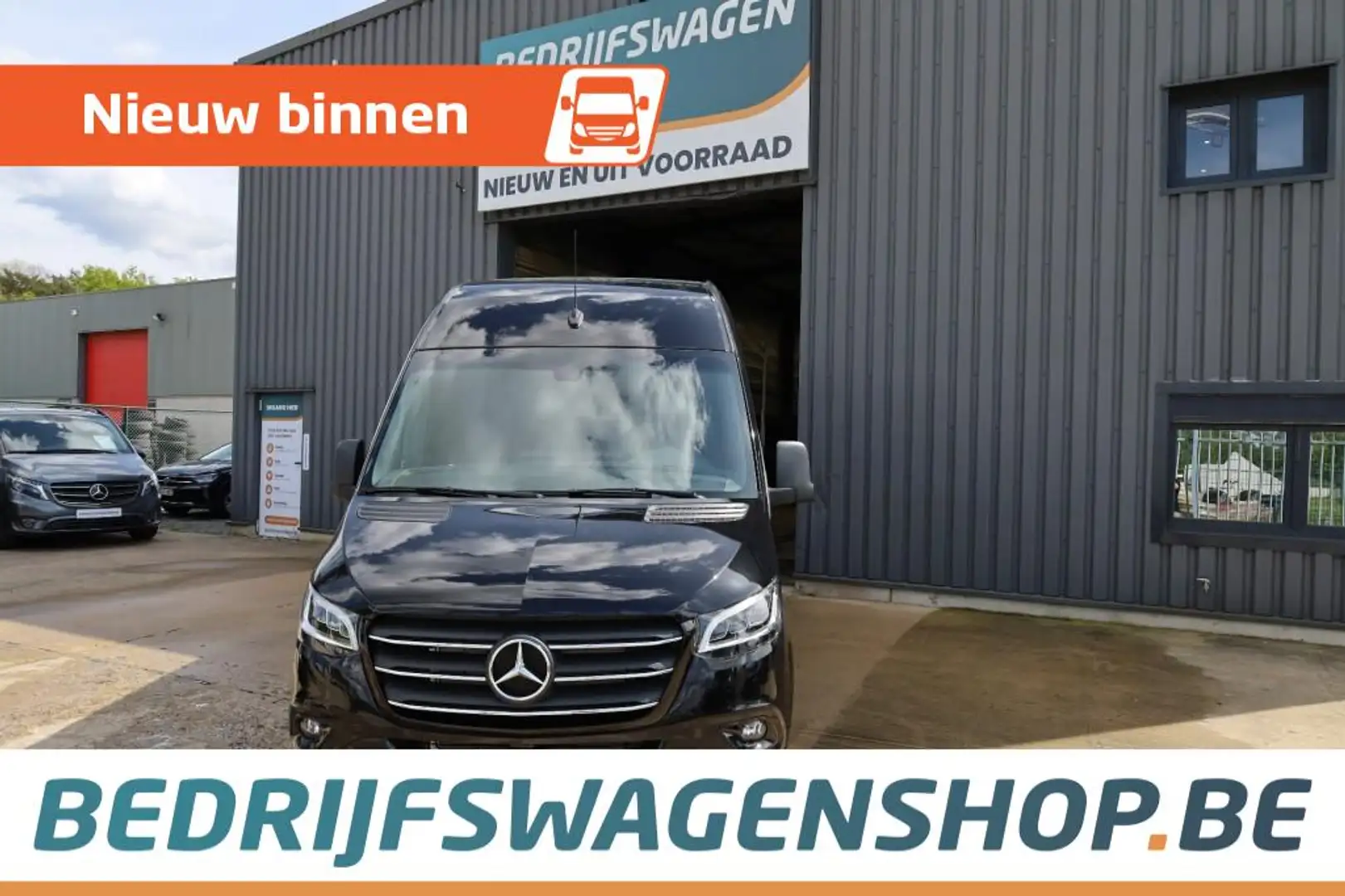 Mercedes-Benz Sprinter 317 L2H2 170pk 3.5t CDI RWD AT Zwart - 1