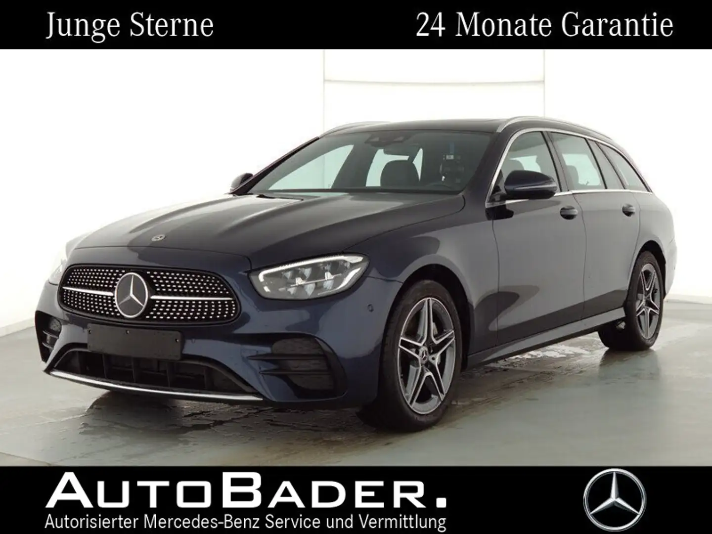 Mercedes-Benz E 300 E 300 T e AMG SD AHK DISTRO Burmester CARBON Bleu - 1