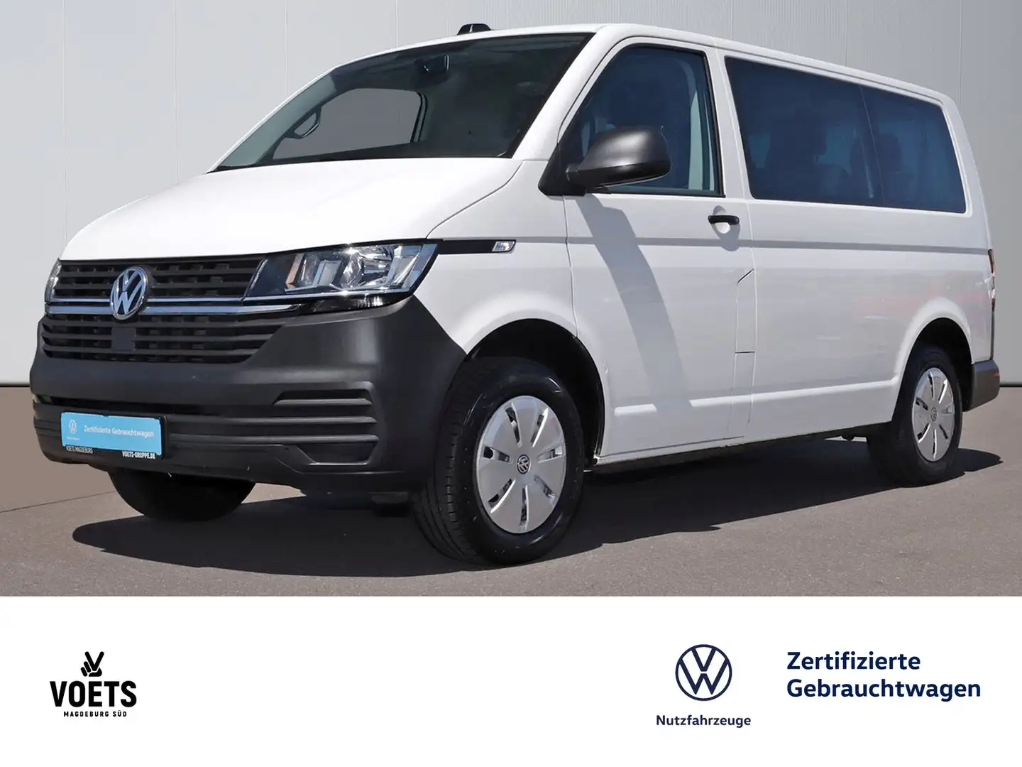 Volkswagen T6 Transporter KOMBI T6.1 TDI KLIMA+APP+9-SITZE+ Wit - 1