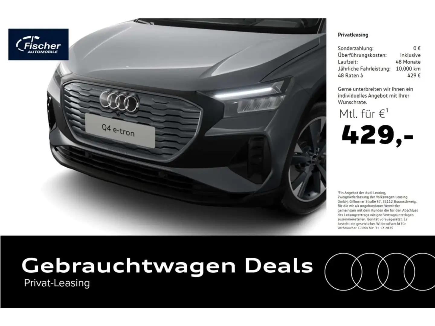 Audi Q4 e-tron 45 AHK/W-Pumpe/20'' Šedá - 1