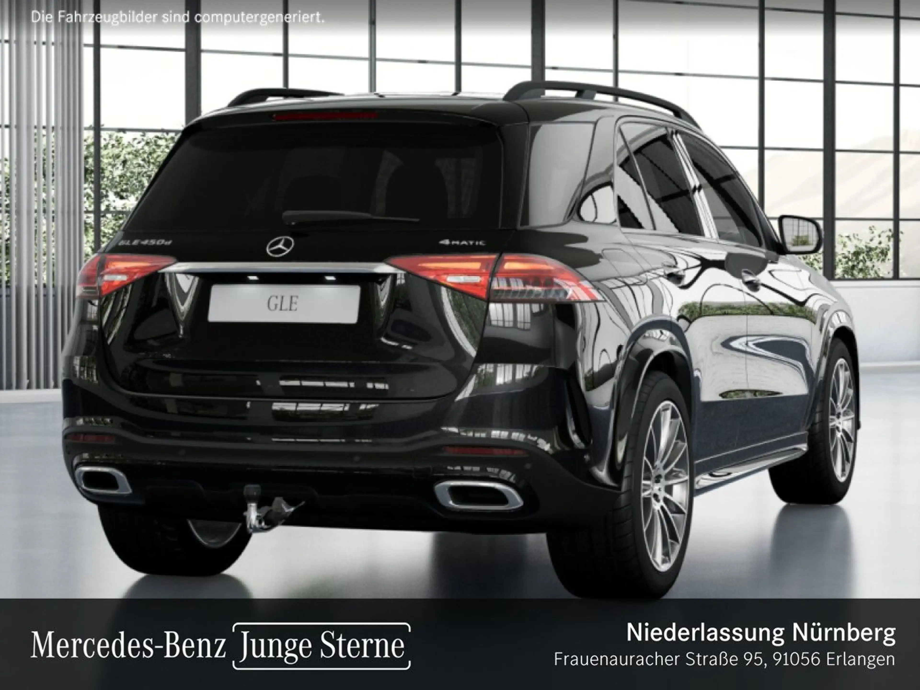 Mercedes-Benz GLE 450 d 4M AMG+NIGHT+PANO+360+AHK+MULTIBEAM+21" — photo 4