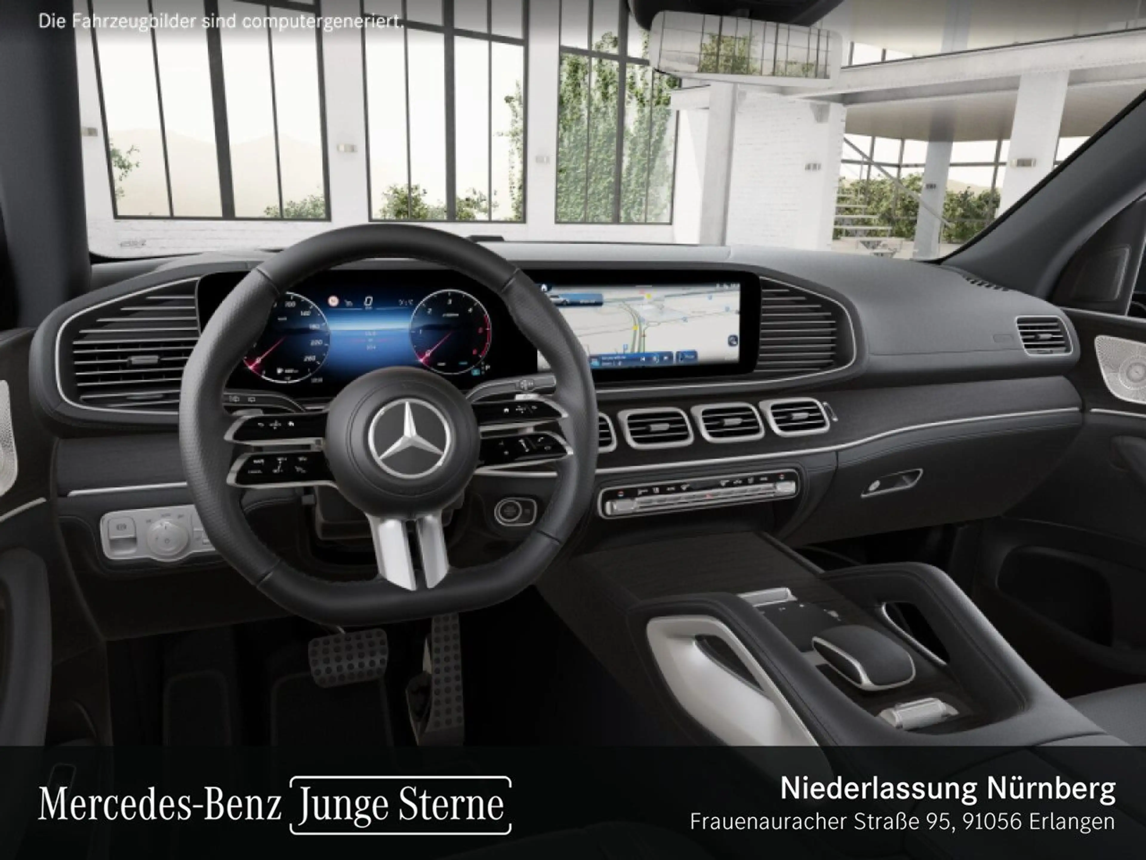 Mercedes-Benz GLE 450 d 4M AMG+NIGHT+PANO+360+AHK+MULTIBEAM+21" — photo 9