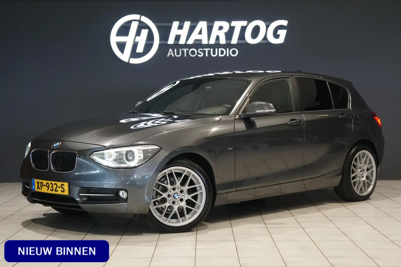 BMW 116 1-serie 116d High Executive AUT. + SPORTSTOELEN / Gris - 1