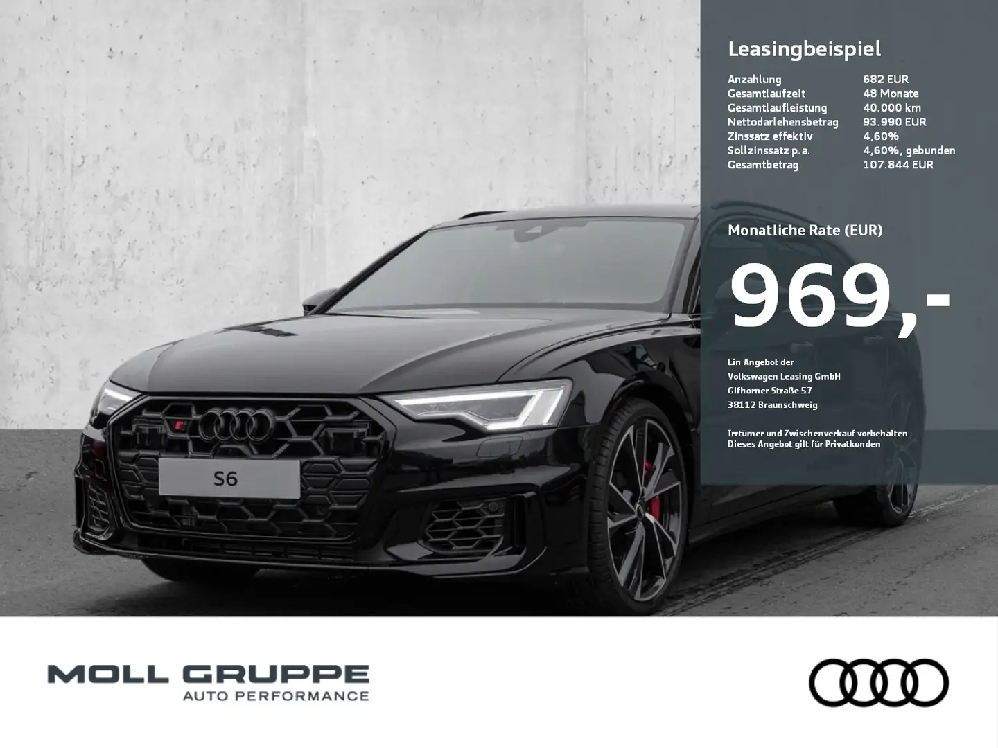 Audi S6 Avant TDI 253(344)  tiptronic AHK NAVI LUFT Nero - 1