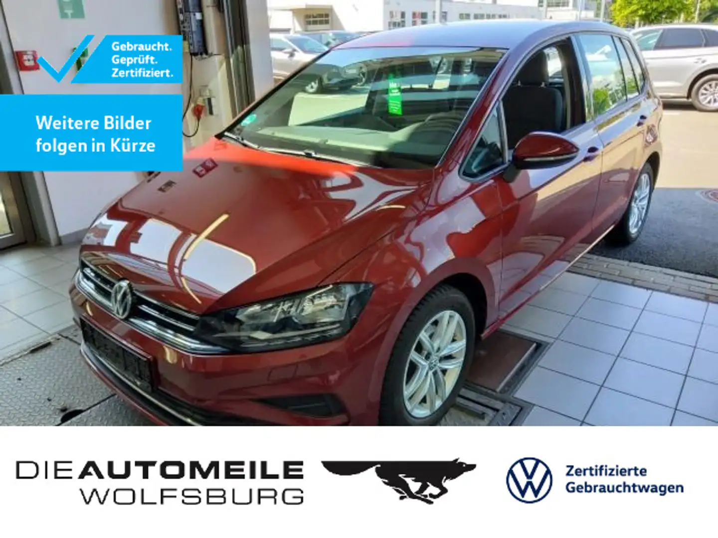 Volkswagen Golf Sportsvan 1.5 TSI Comfortline Standhzg/Einp Rot - 1