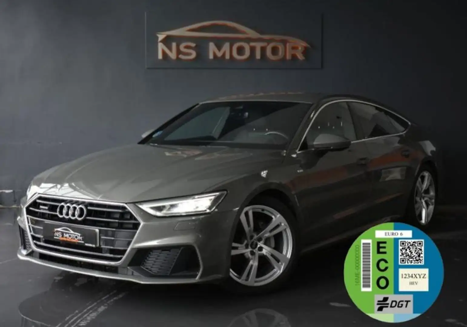 Audi A7 Sportback 40 TDI S line quattro-ultra S tronic 150 Gris - 1