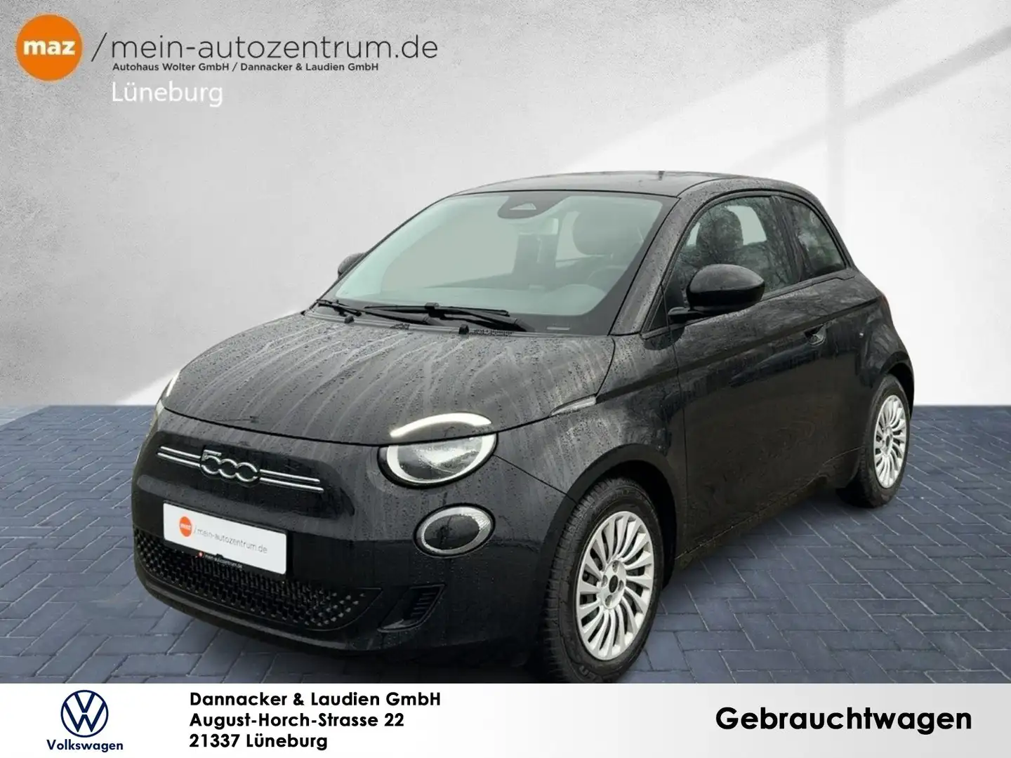 Fiat 500 e Action 23,8 kWh Klima LED-Tagfahrl. uvm. Fekete - 1